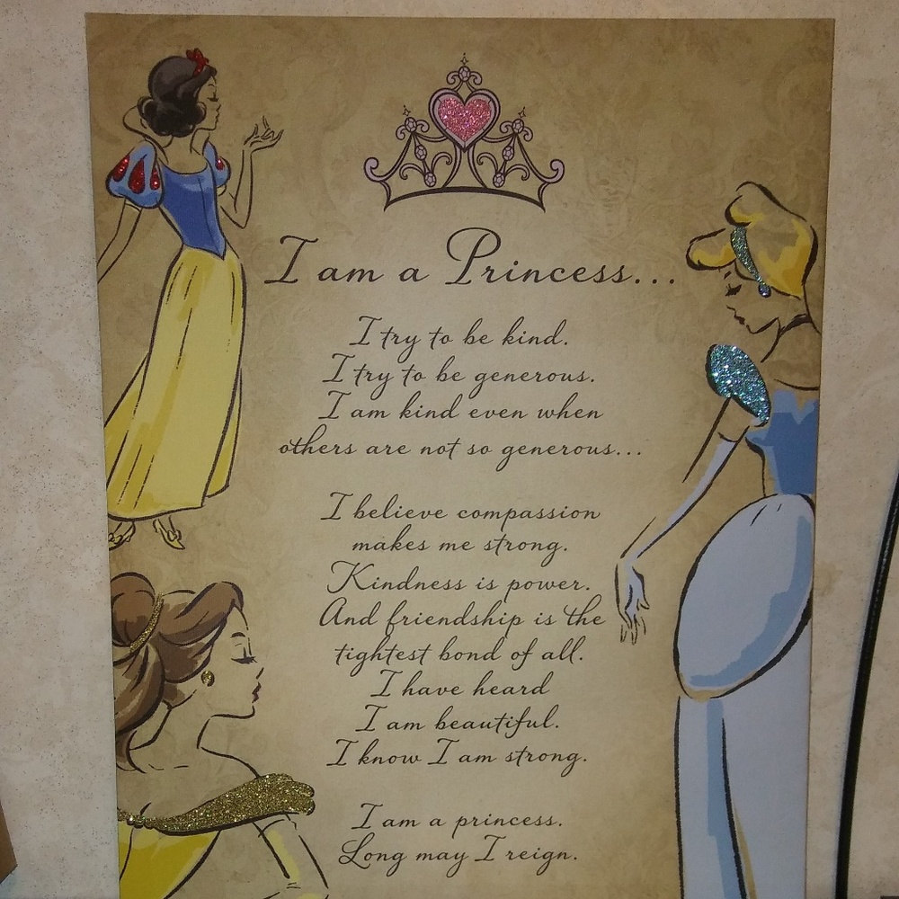 I Am a Princess Canvas